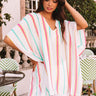 Bring On The Sunshine Stripe Shift Tunic in Ivory Image - 1