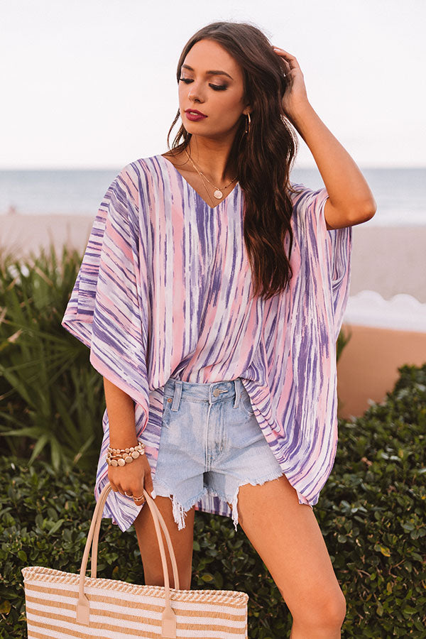 Bring On The Sunshine Shift Tunic in Purple Image - 3