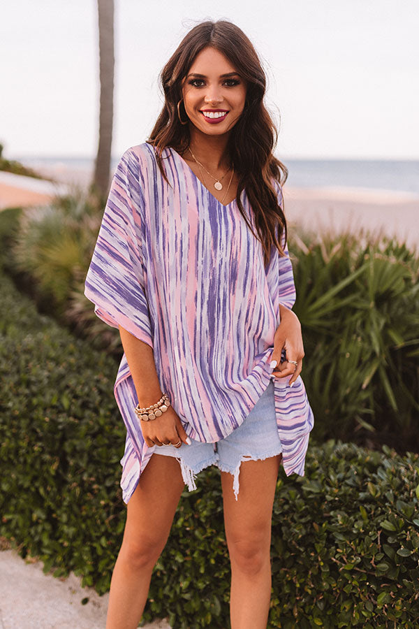 Bring On The Sunshine Shift Tunic in Purple Image - 4
