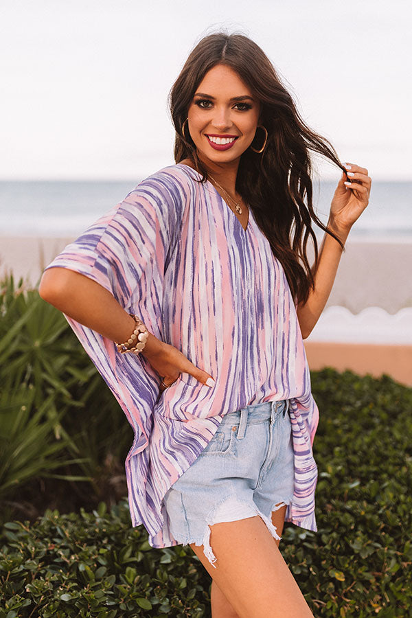 Bring On The Sunshine Shift Tunic in Purple Image - 5