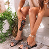The Chatty Leopard Sandal in Natural Image - 1