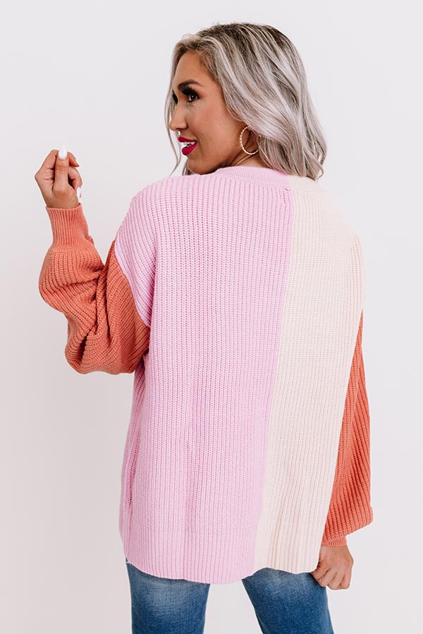 Sweet Tooth Color Block Sweater Image - 5