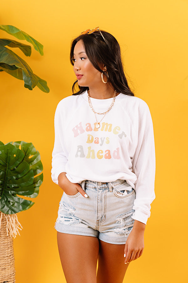 Warmer Days Ahead Sweatshirt Image - 2