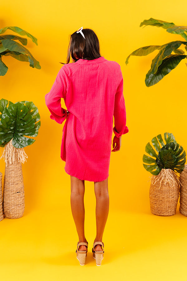 Vacation Home Shift Dress Image - 5