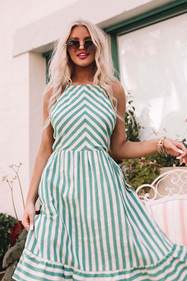 Vacay Chic Stripe Dress Image - 3