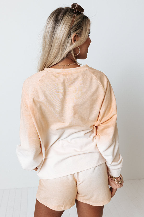 Truly Relaxed Ombre Sweatshirt in Orange Image - 3