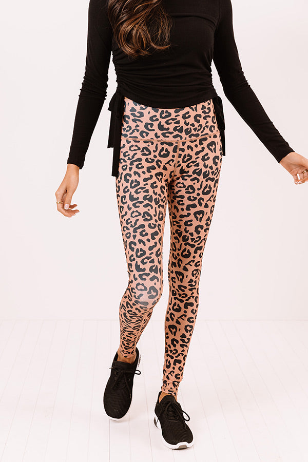Crushing It High Waist Leopard Active Leggings • Impressions Online Boutique