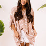Love In Napa Shift Tunic in Warm Taupe Image - 1
