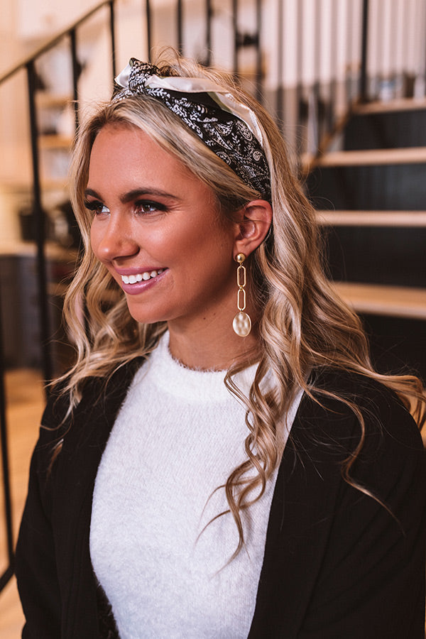 Maui Please Paisley Scarf In Black Image - 2