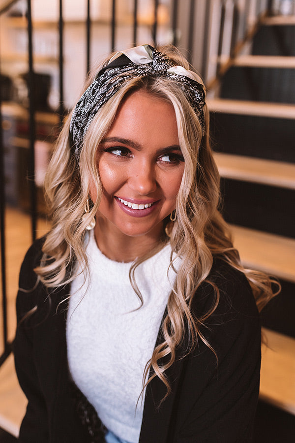 Maui Please Paisley Scarf In Black Image - 3