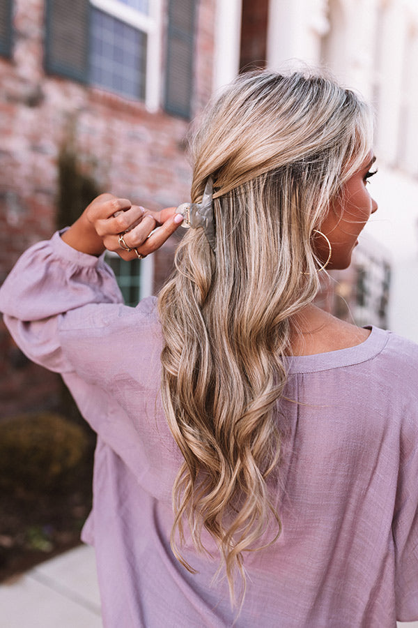 Lovely Lady Hair Claw Clip Set in Champagne Image - 5