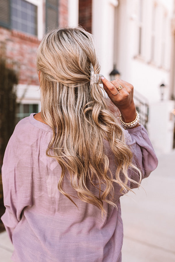 Lovely Lady Hair Claw Clip Set in Champagne Image - 3