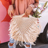 Beach Daydream Woven Tote In Ivory Image - 1