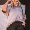 Fond Of Forever Shift Tee In Taupe Curves Image - 1