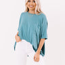 Fond Of Forever Shift Tee In Light Teal Image - 1
