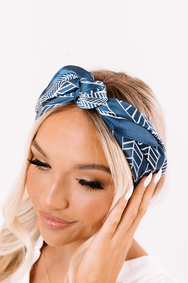 Pina Colada Kisses Scarf In Blue Image - 3