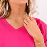 Kendra Scott Jenna Gold Choker Necklace in White Howlite Image - 1