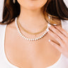 Kendra Scott Rebecca Gold Multi Strand Necklace In White Howlite Image - 1