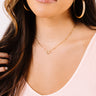 Kendra Scott Jamie Gold Pendant Necklace in Rose Quartz Image - 1