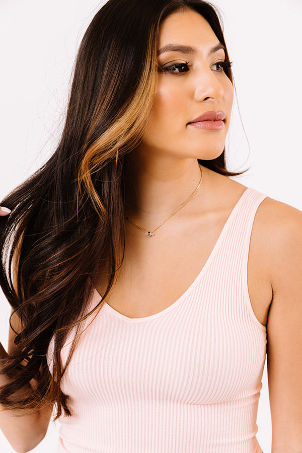 Kendra Scott Jamie Gold Pendant Necklace in Rose Quartz Image - 3