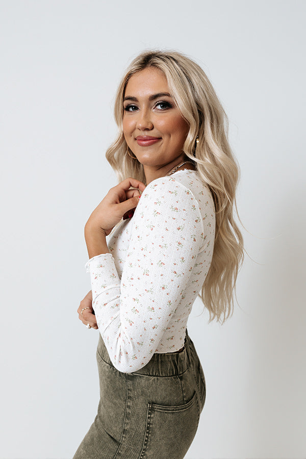 So Quaint Crop Top Image - 4