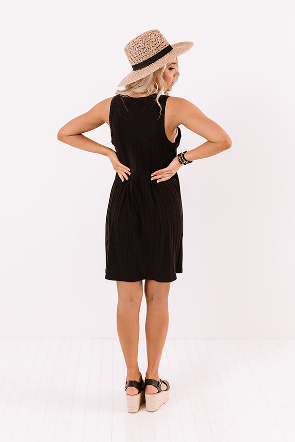 Summer Melody Babydoll Dress In Black Image - 4