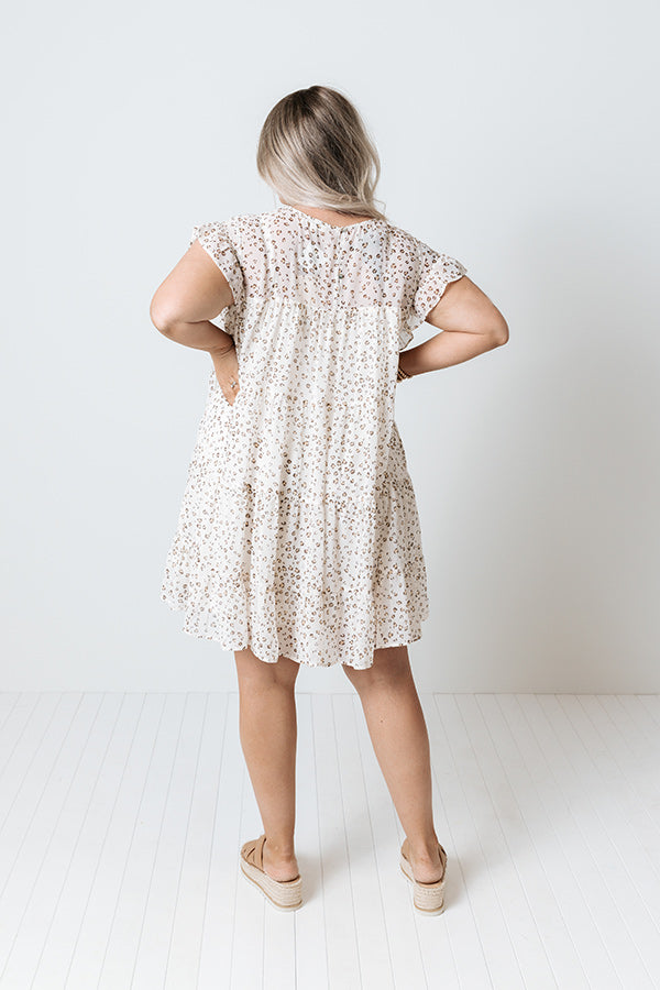 Locked Gaze Leopard Shift Dress  Curves Image - 4