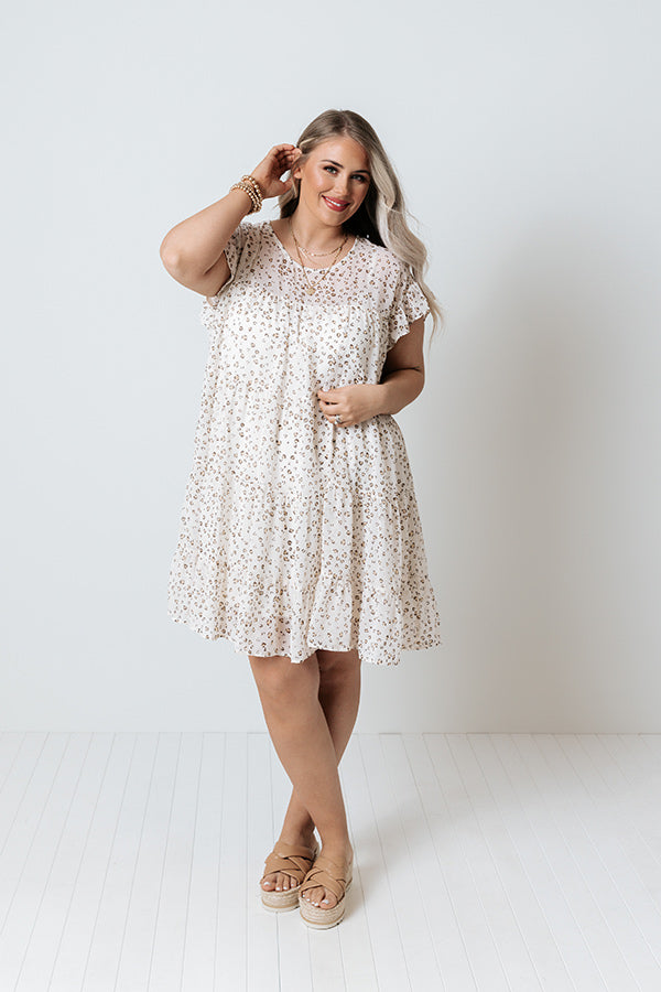 Locked Gaze Leopard Shift Dress  Curves Image - 1