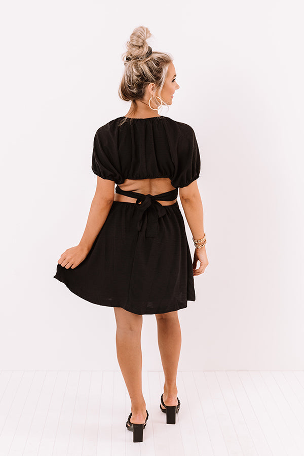 Finest Hour Open Back Dress In Black Image - 4