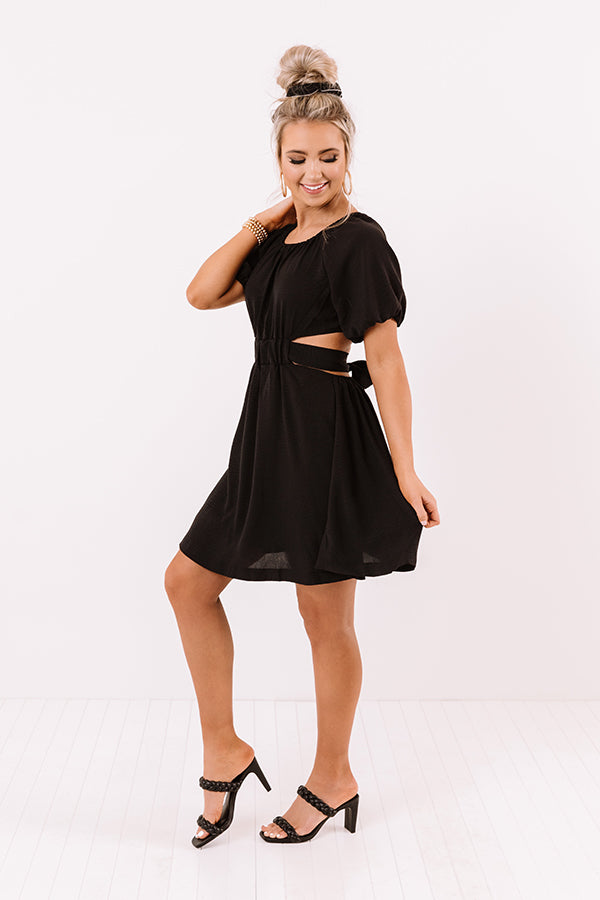 Finest Hour Open Back Dress In Black Image - 3