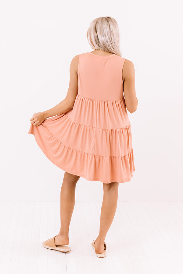 Apple Spiced Wishes Babydoll Dress In Peach Image - 3