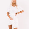 Finest Hour Open Back Dress In White Image - 1