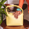 All Time Favorite Faux Leather Tote In Yellow Image - 1
