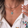 Waiting On You Semi Precious Necklace In Turquoise Image - 1