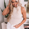 Summer Air Knit Tank In Cream Image - 1