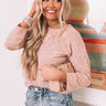 Chic Forever Knit Top In Blush Image - 1