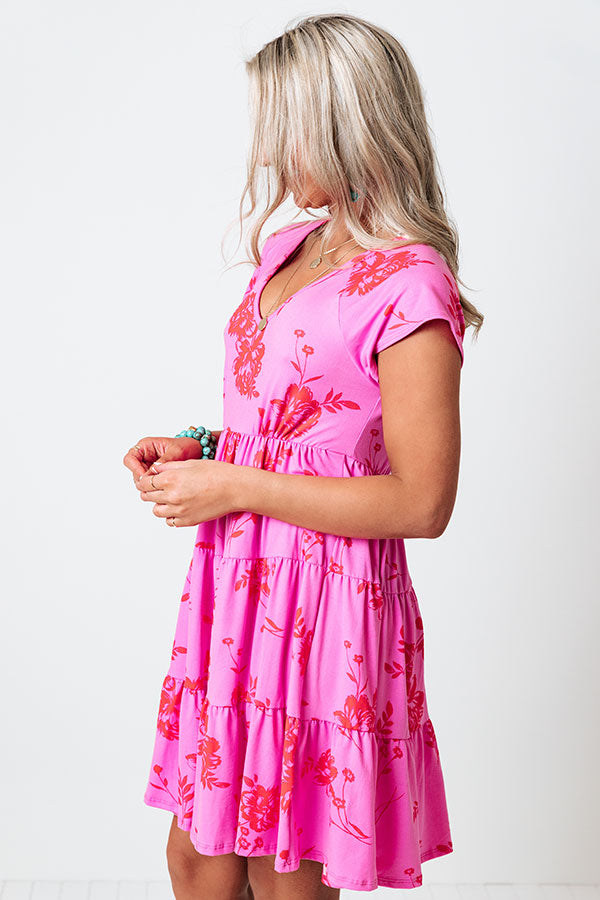 Floral Charm Babydoll Dress Image - 3