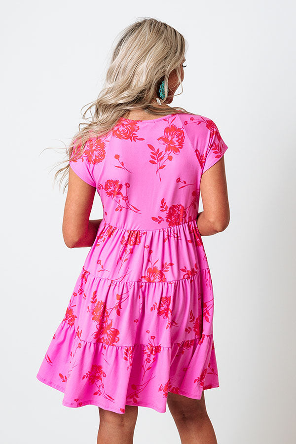 Floral Charm Babydoll Dress Image - 5