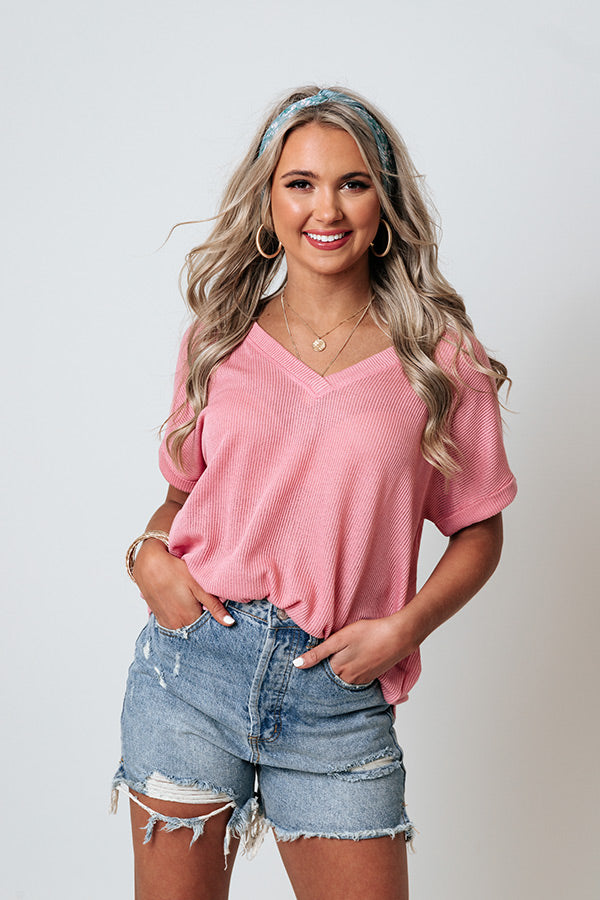 Hopes And Dreams Shift Top In Pink • Impressions Online Boutique
