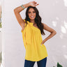 Flirty At Heart Shift Top In Yellow Image - 1
