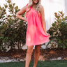 Flirty At Heart Shift Dress In Neon Pink Image - 1