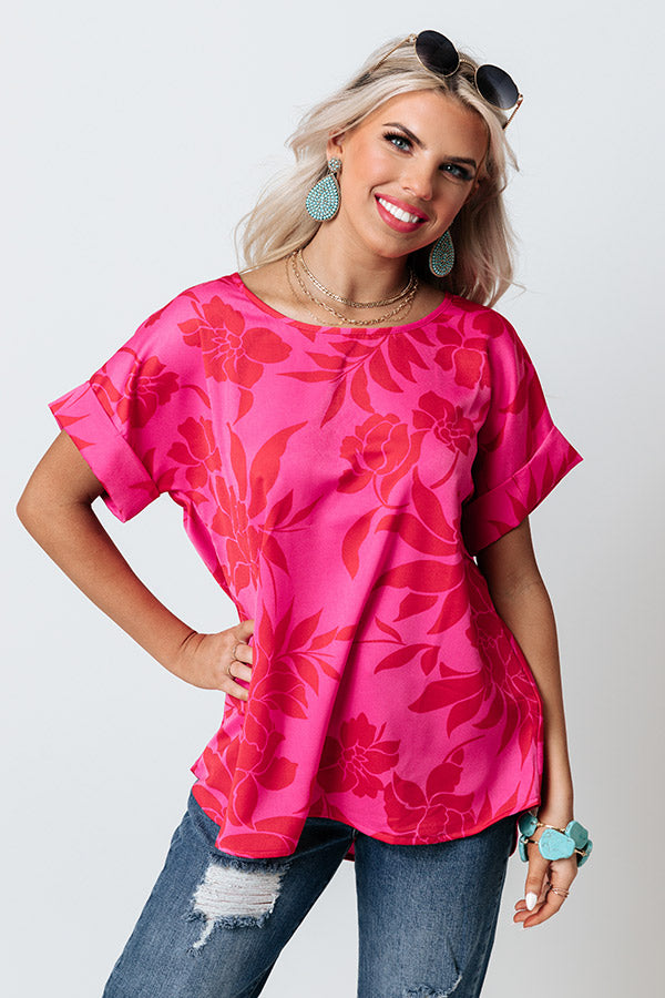 Moxy Floral Shift Tee Image - 1