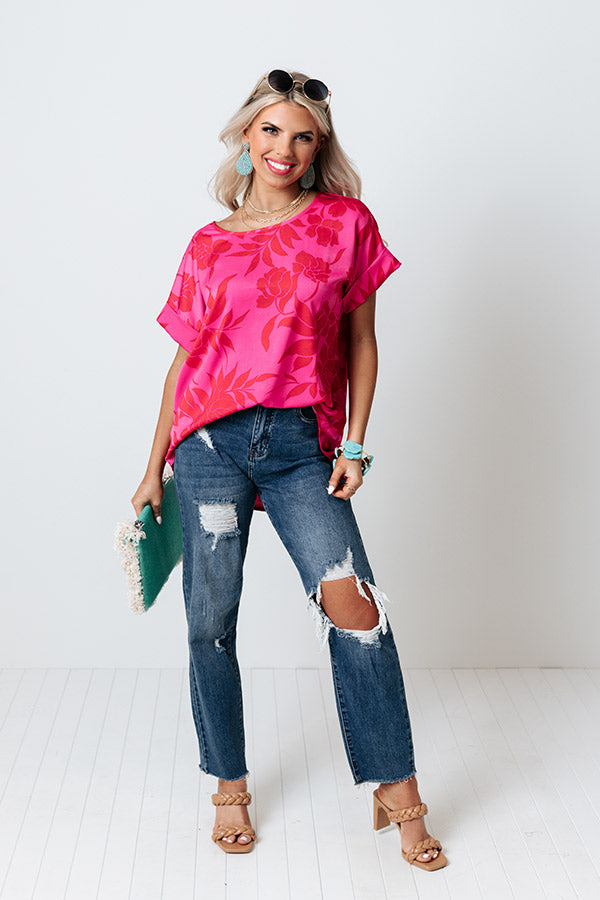 Moxy Floral Shift Tee Image - 2