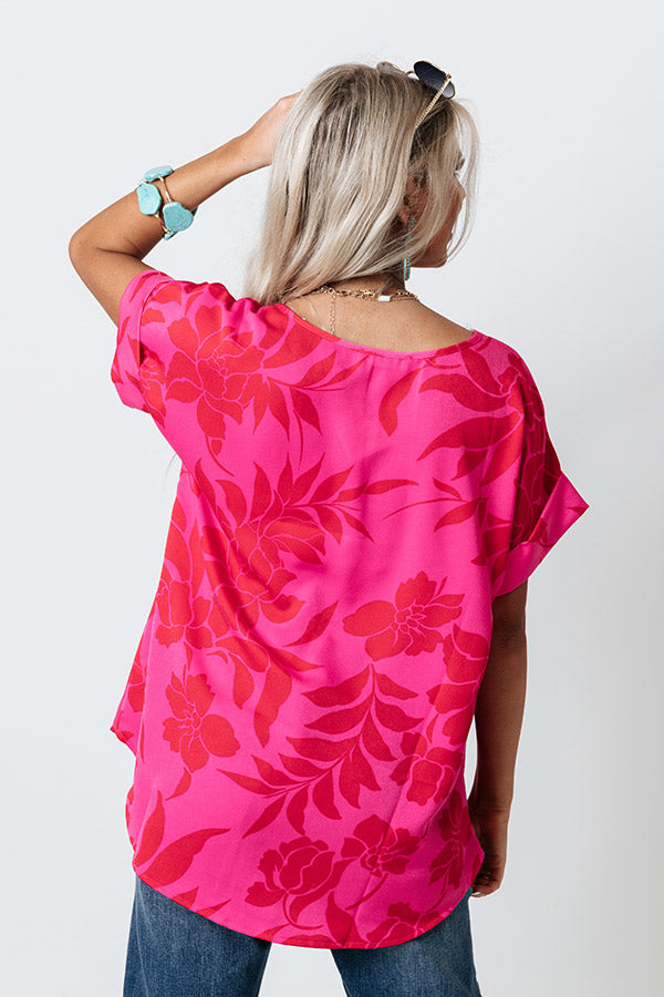 Moxy Floral Shift Tee Image - 4