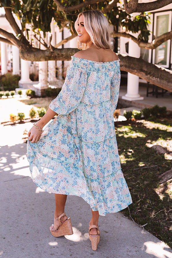 Magnolia Lane Midi Dress In Pear Image - 4