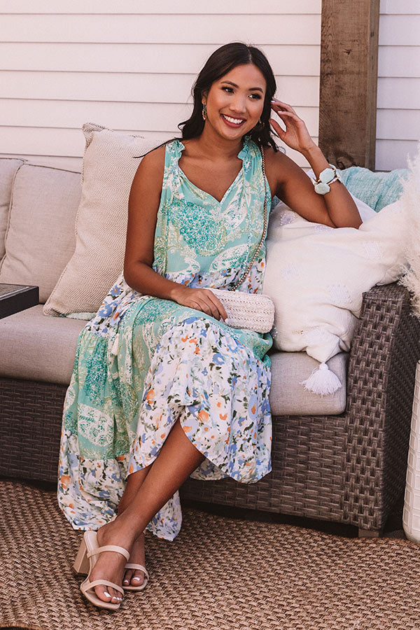 Spring Session Tiered Midi In Ocean Wave Image - 5