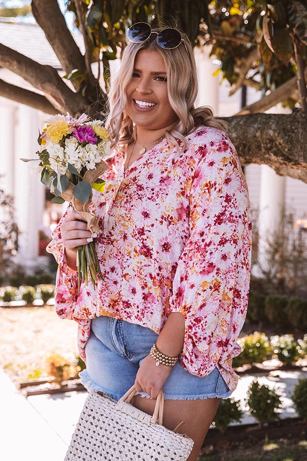 Anything For Florals Shift Top Curves Image - 3