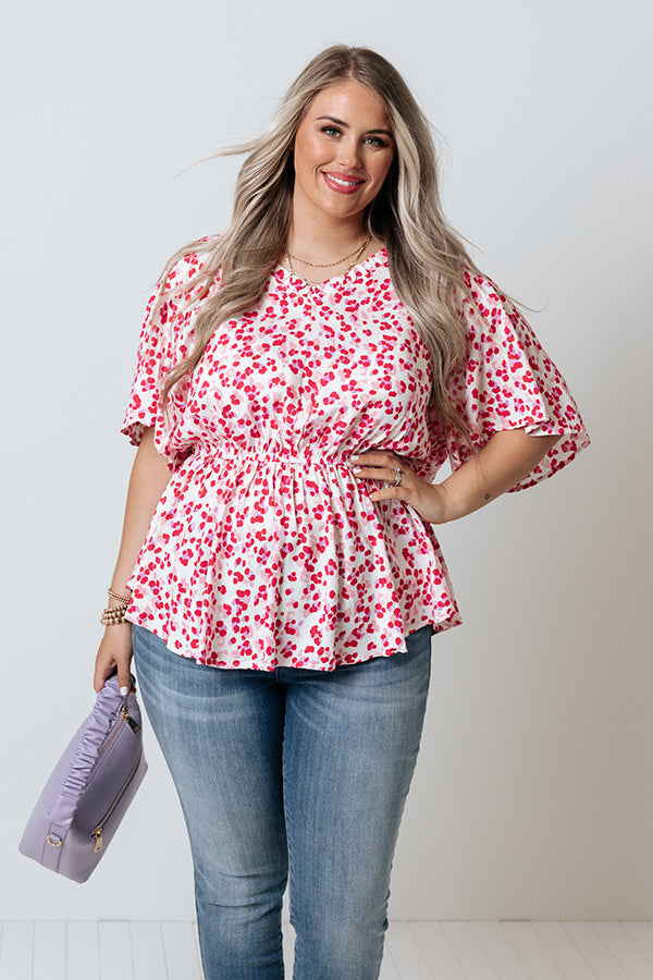 Dazzle Divine Polka Dot Top Curves Image - 3