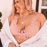 Beyond Sweet Crochet Bralette In Blush   Curves Image - 1