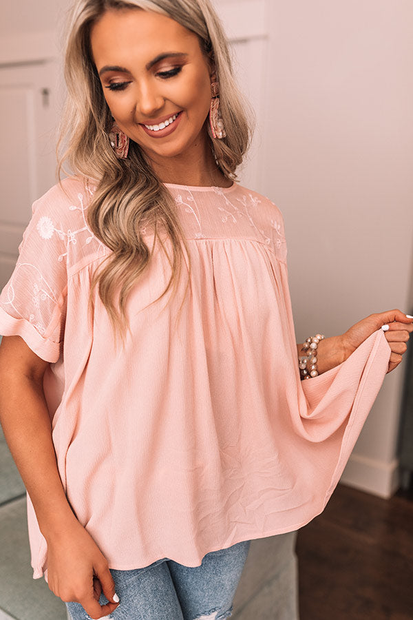 Halo On Top Shift Top In Pink Image - 4